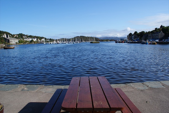 a tarbert harbour view